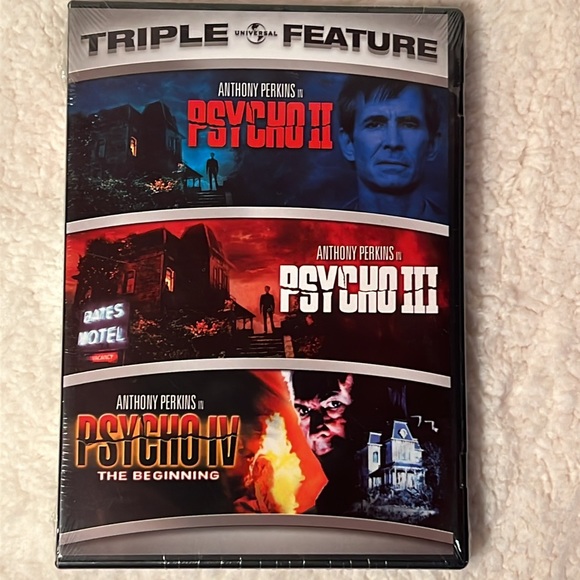 Other - 🦋$8 ADD ON• M1:42 Triple Feature! Psycho 2, Psycho 3 & Psycho 4 SEALED NEW DVD